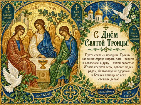 Открытка: День Святой Троицы