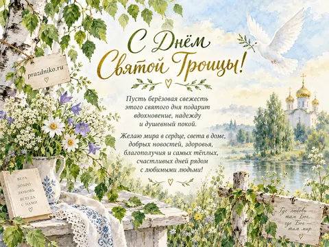 Открытка: День Святой Троицы