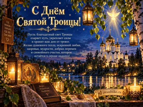 Открытка: День Святой Троицы