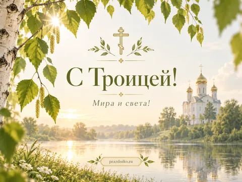 Открытка: День Святой Троицы