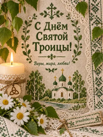 Открытка: День Святой Троицы