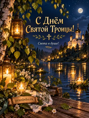 Открытка: День Святой Троицы
