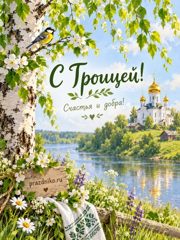 Открытка: День Святой Троицы