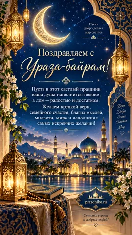 Открытка: Ураза-байрам