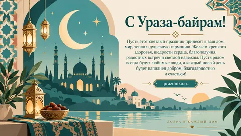 Открытка: Ураза-байрам