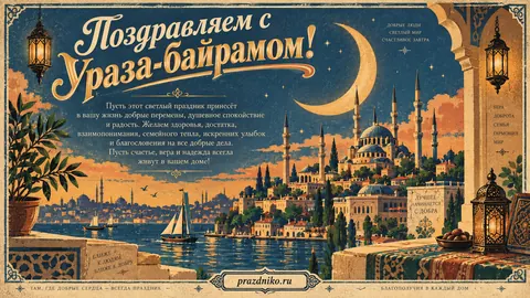 Открытка: Ураза-байрам