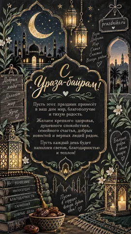 Открытка: Ураза-байрам