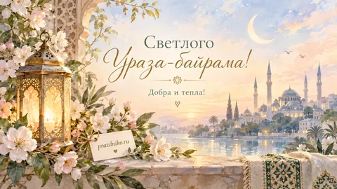 Открытка: Ураза-байрам