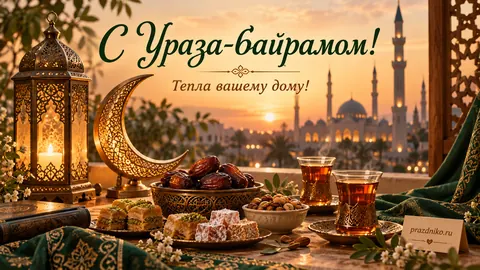 Открытка: Ураза-байрам
