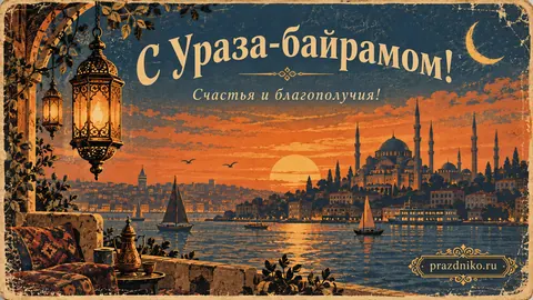 Открытка: Ураза-байрам