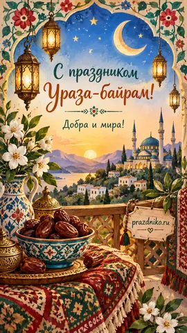 Открытка: Ураза-байрам