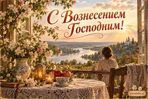 Открытка «Вознесение Господне»: С Вознесением Господним!
